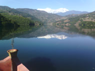 Pokhara, the main touristic hub in Nepal